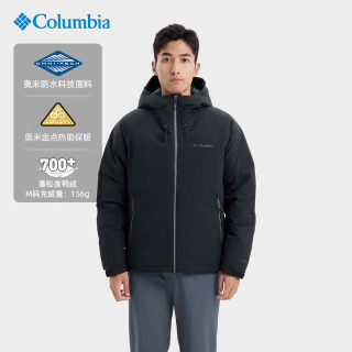 Columbia 秋冬哥伦比亚羽绒服男户外金点防水700蓬羽绒保暖外套XE5842 010 L