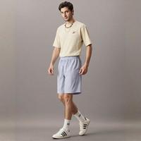 ZARA 男式撞色条纹经典休闲百搭透气柔软舒适系绳百慕大式短裤