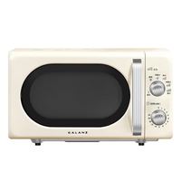 格兰仕 微波炉家用复古奶油风20升智能多功能一体热杀菌旋钮式小型KJ 复古平板 家庭优选