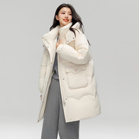  SNOWFLYING/雪中飞 保暖 女士羽绒服 可脱卸帽