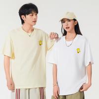 the Simpsons 卡通人物logo头像印花宽松休闲圆领男女式短袖T恤