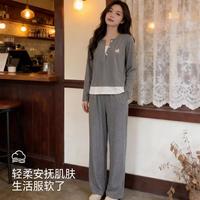GUJIN/古今 纯棉 女士家居服套装