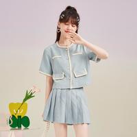  TONLION/唐狮 显瘦 女士外套 百褶裙