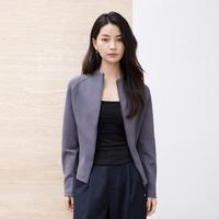 茵曼 女士轻运动户外上衣 2026年春季新款修身显瘦立领开衫夹克外套