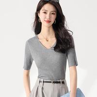 GUJIN/古今 含羊毛 女士针织打底衫