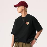 犀牛 ECKO 红犀牛男女宽松透气T恤夏季新款情侣纯棉挺阔短袖上衣
