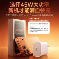  LLMIIN/ 国家3C+PD双认证 45W快充头+2米闪充线套装