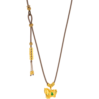  LUKFOOK JEWELLERY/六福珠宝 足金唐马福满传家 黄金项链