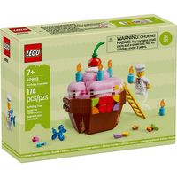 百亿补贴：乐高 节日系列 40905 生日纸杯蛋糕拼搭积木玩具