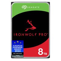 希捷 IronWolf Pro 8TB NAS 3.5 英寸 7200RPM CMR 256MB 缓存 SATA 6Gb/s 包括 3 年救援服务型号:ST8000NTZ01