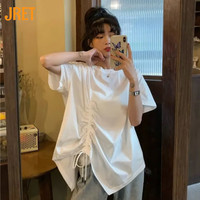JRET/Jret 拼接设计感 女士短袖T恤