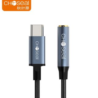  CHOSEAL/秋叶原 适用华为小米安卓 Type-C转3.5mm音频转接线