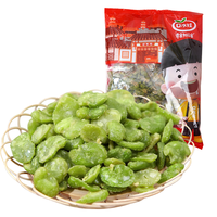  口水娃 黑金蒜香 兰花豆 绿心蚕豆黑金蒜香菜味508g