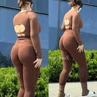 ZoeLamer多巴胺提臀收腹弹力运动健身裤欧美穿到200斤