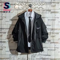 SOINKU/潮型库 百搭 男士风衣外套