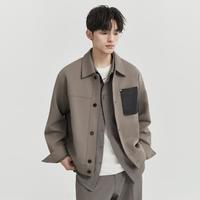 伯爵卓尔 Earl Joel 斜纹针织面料 男士夹克衫