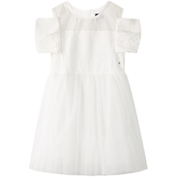 哈吉斯 简约圆领俏丽公主风 女童连衣裙