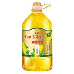 金龙鱼 零反式脂肪物理压榨玉米油 4L