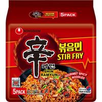 NONGSHIM/农心 韩国辣炒面拌面 新炒面5连包