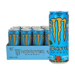 可口可乐 魔爪Monster能量型维生素功能饮料风味饮料 330ml*12/24罐整箱 芒果味