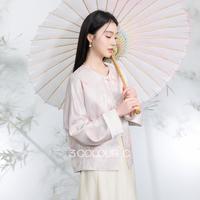 三彩 宽松洋气百搭 女士中式外套