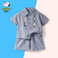 SNOOPY/史努比 全棉 男童套装