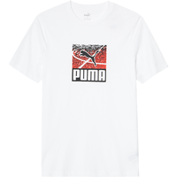 PUMA/彪马 纯棉透气 圆领短袖T恤