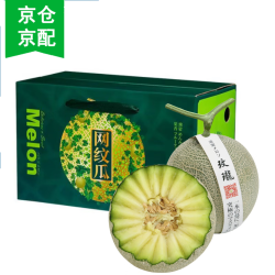 MPPMCK 海南 冰淇淋玫珑网纹瓜 4.5斤装 2-3个