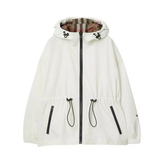 限尺码：BURBERRY 【连帽夹克风衣】经典款抽绳收腰宽松女外套 5998210053039  16码
