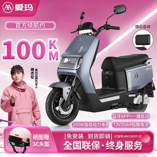 爱玛 卫士 电动摩托车 72V20A