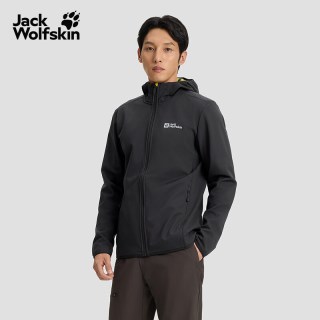 Jack Wolfskin 男士连帽软壳衣夹克