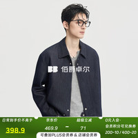 Earl Joel 仿牛仔蓝色设计 男士夹克 L (175)