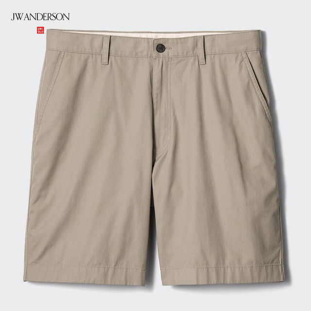 优衣库 男装/男女同款全棉短裤/裤子休闲470619 32 深米色 4XL /185/120C