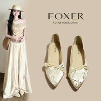 FOXER/金狐狸 隐形内增高 女士单鞋
