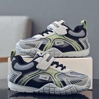 回力 男童鞋儿童休闲鞋春秋季银色运动鞋网面透气女童跑步鞋