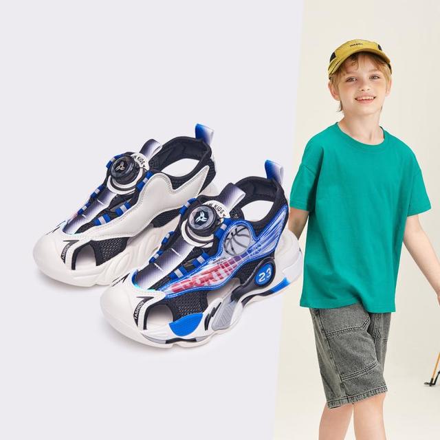 木木屋 夏季儿童凉鞋男中大童包头运动凉鞋休闲沙滩凉鞋