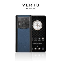 VERTU METAVERTU 2 AI智能体 浅金款-巴黎钉深邃蓝小牛皮 12GB+1TB 5G手机