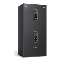 HUPAI/虎牌 人脸识别 保险柜 【重型100KG以上】重型高150cm双门-金刚黑