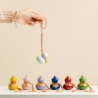 丰白 天青葫芦香插摆件 陶瓷 中式