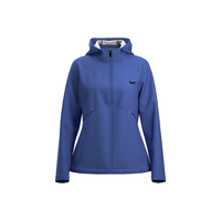  WOLSEY 可脱卸连帽 女士软壳衣 矢车菊蓝色 M 165
