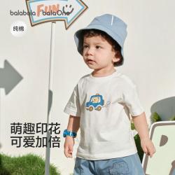 巴拉巴拉 纯棉亲肤 儿童T恤