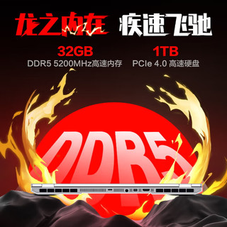 机械革命 蛟龙16Pro R9-8945HX RTX5060 300Hz 白色 16GB+512GB 笔记本电脑