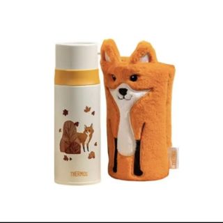 THERMOS 膳魔师 品牌不锈钢 儿童保温杯 秋意狐狸联名设计 直饮杯370ml