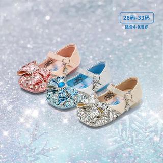  Disney/迪士尼 蝴蝶结 女童皮鞋