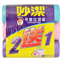 妙潔 厚实点断平底 垃圾袋 30687小号一组