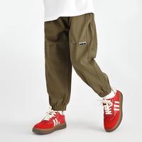 多多家 男童裤子春秋款童装户外山系束脚裤儿童纯棉休闲长裤