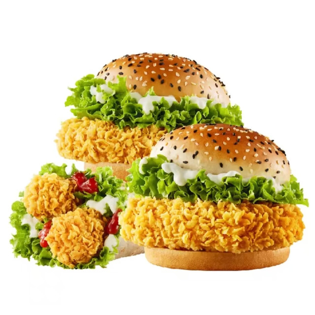 今日必买：华莱士 香辣鸡腿堡+香辣鸡排堡+鸡肉卷