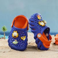 加菲猫 儿童拖鞋夏男童室内居家洞洞鞋女童男孩透气沙滩舒适中大童凉鞋