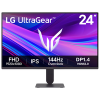 LG G4 23.8英寸电竞显示器144Hz(O/C) IPS FHD 防眩光 & HDR10 99%sRGB & 游戏显示屏 24G411A
