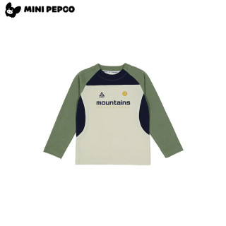 小猪班纳 儿童运动长袖 流云白